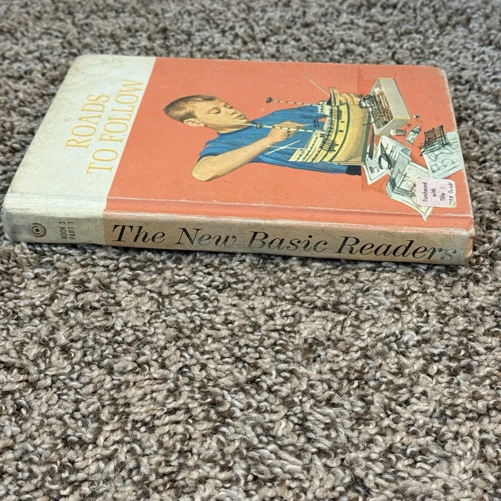 Roads to Follow‎ 1964 Vintage Dick & Jane Primer New Basic Readers Red